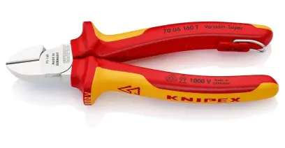 Kliešte Knipex 70 06 160 T bočné štiepacie T, predĺžené ostrie, VDE 1000 V (K 70 06 160 T)