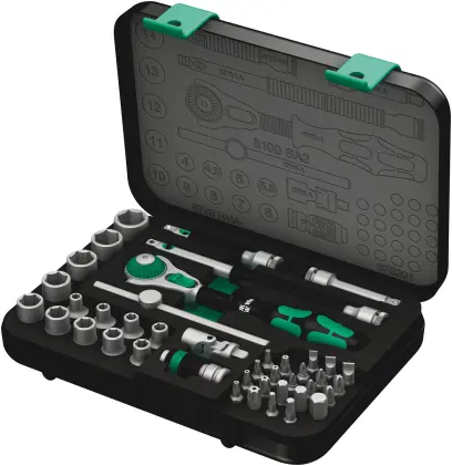 Wera 003533 Račňová sada Zyklop Speed 1/4" typ 8100 SA 2, metrická - 42 dielov (W05003533001)