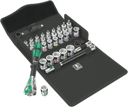 Wera 003536 Račňová sada Zyklop Speed 3/8" typ 8100 SB All-in - 35 dielov (W05003536001)