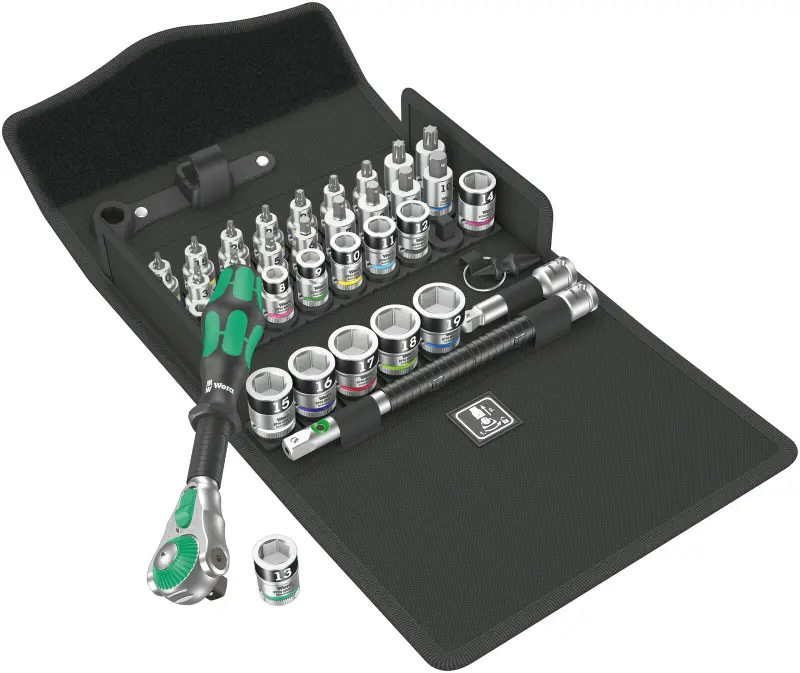 Wera 003536 Račňová sada Zyklop Speed 3/8" typ 8100 SB All-in - 35 dielov (W05003536001)