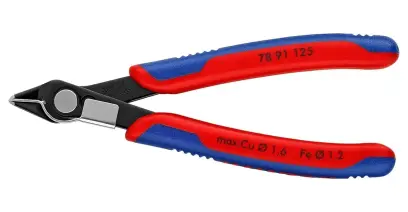 Bočné štípacie kliešte Knipex 78 91 125 – Electronic Super-Knips®, tvrdé drôty (K 78 91 125)