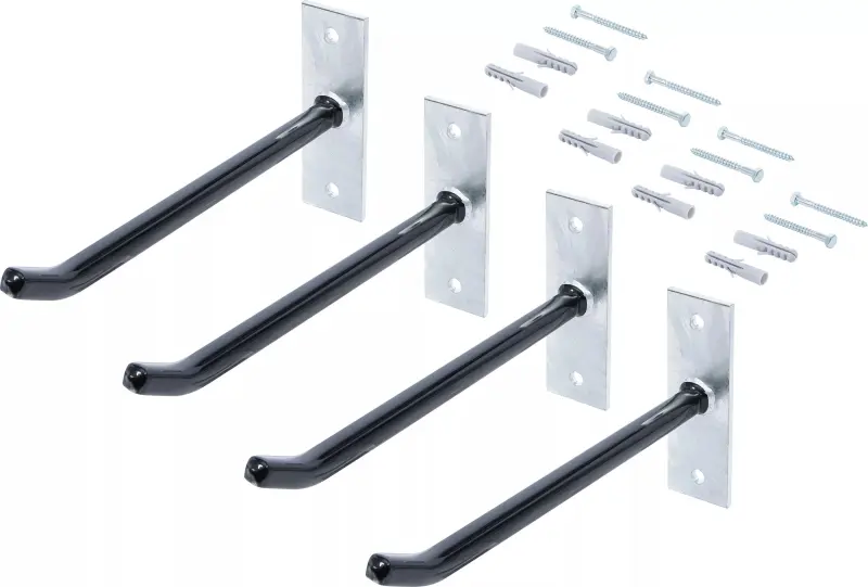 Nástěnné háky 250 mm na zavěšení disků kol BGS1088304 (Sada 4 díly) (BGS1088304)