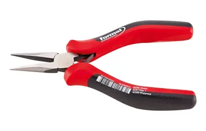 Kliešte so špicatými čeľusťami pre elektroniku rovné čeľuste 130mm FORMAT (EDE53540015)