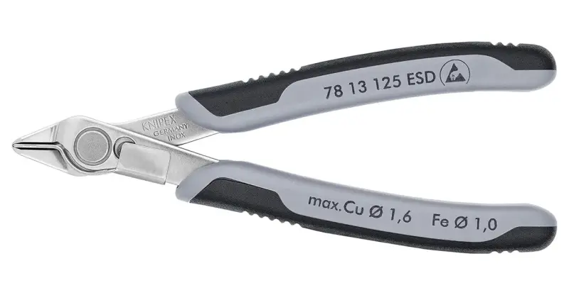 Kliešte Knipex 78 13 125 ESD strihacie SUPER KNIPS (K 78 13 125 ESD)