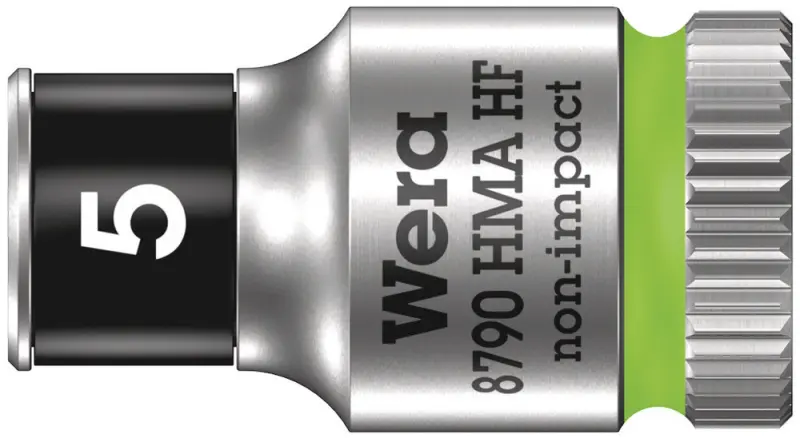 Wera 003719 Nástrčná hlavice Zyklop 1/4" 5 mm Typ 8790 HMA HF, přidržovací (W05003719001)
