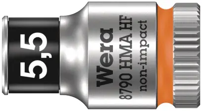 Wera 003720 Nástrčná hlavice Zyklop 1/4" 5,5 mm Typ 8790 HMA HF, přidržovací (W05003720001)