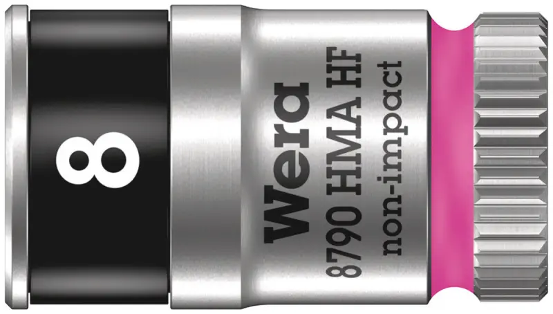 Wera 003723 Nástrčná hlavice Zyklop 1/4" 8 mm Typ 8790 HMA HF, přidržovací (W05003723001)