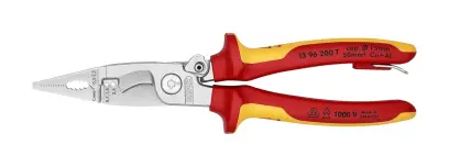 Kliešte Knipex 13 96 200 T univerzálna elektroinštalácia T VDE 1000V (K 13 96 200 T)