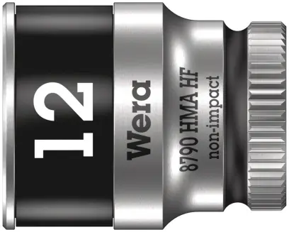 Wera 003727 Nástrčná hlavice Zyklop 1/4" 12 mm Typ 8790 HMA HF, přidržovací (W05003727001)