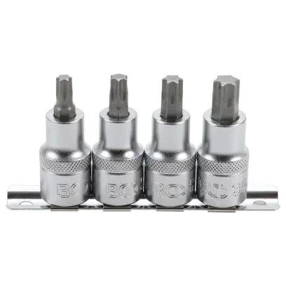 Zástrčné bitové hlavice 1/2" BGS 8886 T-profil T40 ÷ T55, 4 diely (BGS108886)