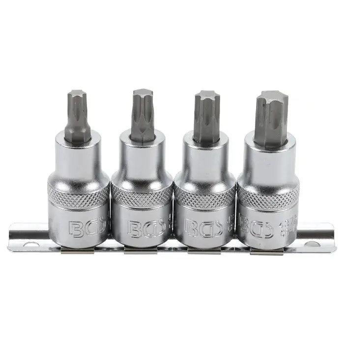Zástrčné bitové hlavice 1/2" BGS 8886 T-profil T40 ÷ T55, 4 diely (BGS108886)