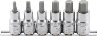 Zástrčné hlavice 1/2" 6hranné 6 ÷ 14 mm BGS108887 Sada 6 dílů (BGS108887)
