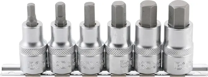Zástrčné hlavice 1/2" 6hranné 6 ÷ 14 mm BGS108887 Sada 6 dílů (BGS108887)