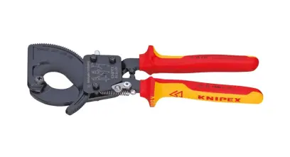 Nožnice na káble Knipex 95 36 250 – s ráčnovým mechanizmom, VDE do 1000 V (priemer 32 mm) (K 95 36 250)