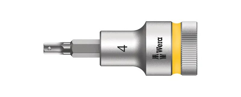 Wera 003820 Zástrčná bitová hlavica Zyklop 1/2" 4 mm typ 8740 C HF s pridržiavacou funkciou (W05003820001)