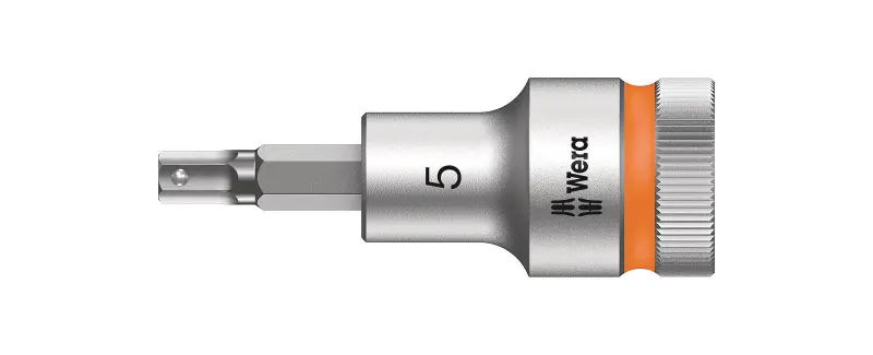 Wera 003821 Zástrčná bitová hlavica Zyklop 1/2" 5 mm typ 8740 C HF s pridržiavacou funkciou (W05003821001)