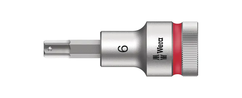 Wera 003822 Zástrčná bitová hlavica Zyklop 1/2" 6 mm typ 8740 C HF s pridržiavacou funkciou (W05003822001)