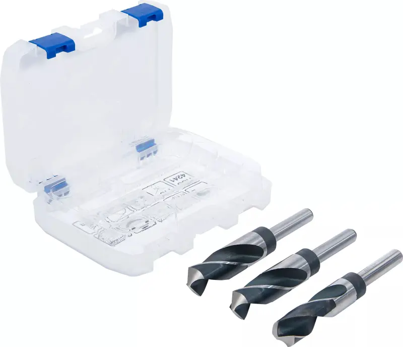 Spirálové vrtáky HSS průměr 22 ÷ 25 mm BGS108986. Sada 3 díly (BGS108986)