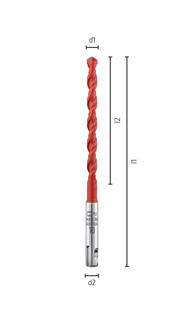 Viacúčelový vrták ALPEN Multicut pr. 6x150/210 mm, SDS-plus (ALPEN0052900600100)