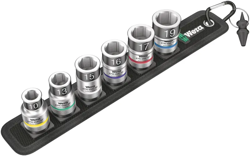 Wera 003995 Nástrčné hlavice Zyklop 1/2" 10 ÷ 19 mm Belt C 1, pridržiavacia - 7 dielov (W05003995001)