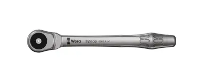 Wera 004003 Račňa Zyklop Metal 1/4" typ 8003 A, priechodná (W05004003001)