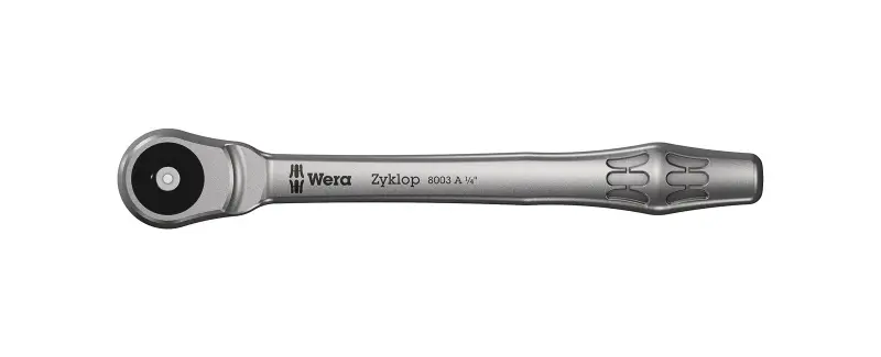 Wera 004003 Račňa Zyklop Metal 1/4" typ 8003 A, priechodná (W05004003001)