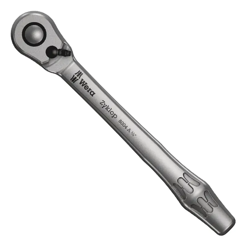 Wera 004004 Račňa Zyklop Metal 1/4" typ 8004 A, prepínací (W05004004001)