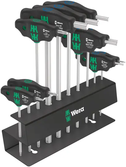 Wera 004174 Zástrčné kľúče s T-rukoväťou Wera Bicycle Set 6 - 10 dielov (W05004174001)