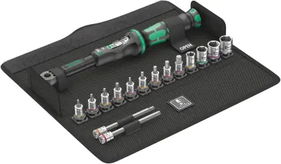Wera 004180 Náradie pre kolesá Bicycle Set Torque 1 s prepínacou račňou 1/4" (2,5 ÷ 25 Nm) - 16 dielov (W05004180001)