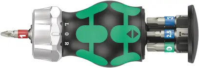 Wera 004185 Račňový zásobník Stubby s nerezovými bitmi Bicycle Set 5 - 7 dielov (W05004185001)