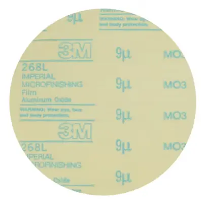 Brusný kruhový výsek 3M Microfinishing PSA Film Disc 268L, 9 μm, Typ D (3M7100016734)