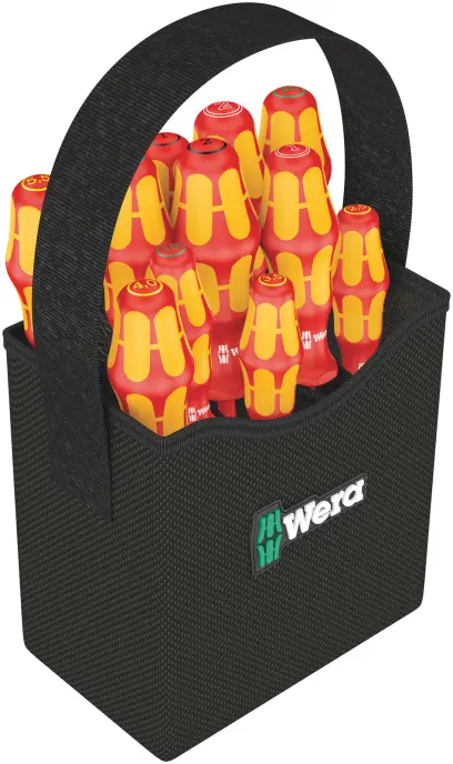 Wera 004310 Elektrikárske skrutkovače Kraftform 2go 100 VDE - 11 dielov (W05004310001)