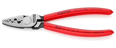 Kliešte Knipex 97 71 180 na lisovanie koncoviek káblov (K 97 71 180)