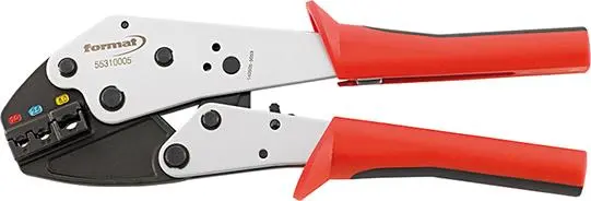 Krimpovací kleště na izol ovaná kabelová oka 0,5-6q mm FORMAT