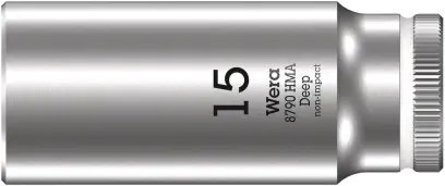 Wera 004512 Nástrčná hlavice Zyklop 1/4" 6hran 15 mm typ 8790 HMA - prodloužená (W05004512001)