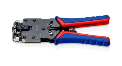 Kliešte Knipex 97 51 12 na konektory, WESTERN (WE-4P4C, 6P4C, 8P4C) (K 97 51 12)