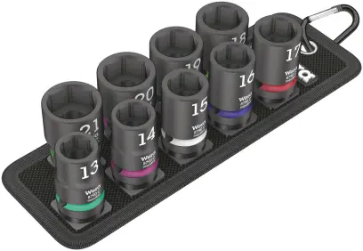 Wera 004580 Nástrčné hlavice 1/2" 13 ÷ 21 mm Belt C Impaktor 1, rázové - 10 dielov (W05004580001)
