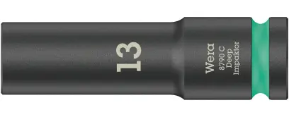 Wera 004830 Nástrčná hlavica 1/2" 13 mm typ 8790 C Impaktor Deep, dlhá, rázová (W05004830001)
