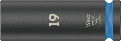 Wera 004836 Nástrčná hlavica 1/2" 19 mm typ 8790 C Impaktor Deep, dlhá, rázová (W05004836001)