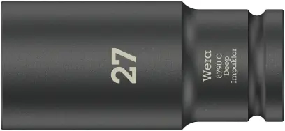 Wera 004840 Nástrčná hlavica 1/2" 27 mm typ 8790 C Impaktor Deep, dlhá, rázová (W05004840001)