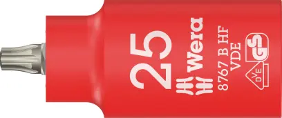 Wera 004921 Zástrčná bitová hlavica 3/8" TX 25 typ 8767 VDE HF Zyklop, izolovaná, pridržiavacia (W05004921001)