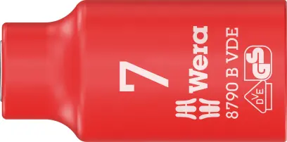 Wera 004951 Nástrčná hlavica 3/8" 7 mm typ 8790 B Zyklop VDE, izolovaná (W05004951001)