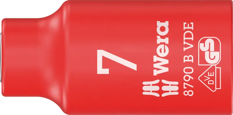 Wera 004951 Nástrčná hlavica 3/8" 7 mm typ 8790 B Zyklop VDE, izolovaná (W05004951001)