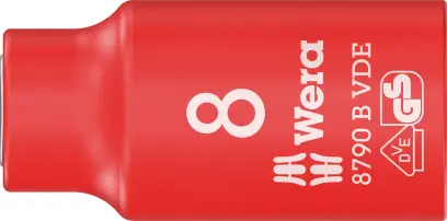 Wera 004952 Nástrčná hlavica 3/8" 8 mm typ 8790 B Zyklop VDE, izolovaná (W05004952001)
