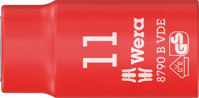 Wera 004955 Nástrčná hlavica 3/8" 11 mm typ 8790 B Zyklop VDE, izolovaná (W05004955001)