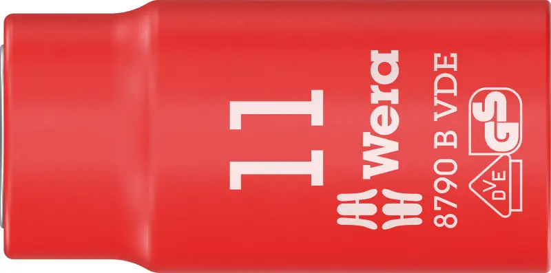 Wera 004955 Nástrčná hlavica 3/8" 11 mm typ 8790 B Zyklop VDE, izolovaná (W05004955001)