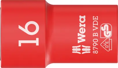 Wera 004960 Nástrčná hlavica 3/8" 16 mm typ 8790 B Zyklop VDE, izolovaná (W05004960001)