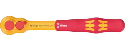 Wera 004966 Račňa Zyklop 3/8" typ 8007 B VDE, izolovaná, prepínacia (W05004966001)