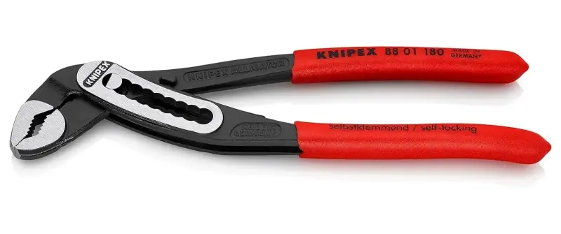 Kliešte Knipex 88 01 180 na rúrky „ALIGATOR“ s PVC povrchovou úpravou (K 88 01 180)