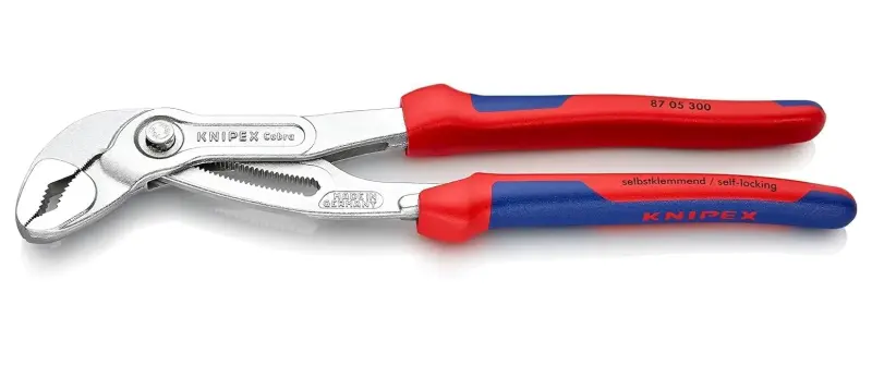 Kliešte Knipex 87 05 300 na rúrky „COBRA“, chrómované (K 87 05 300)